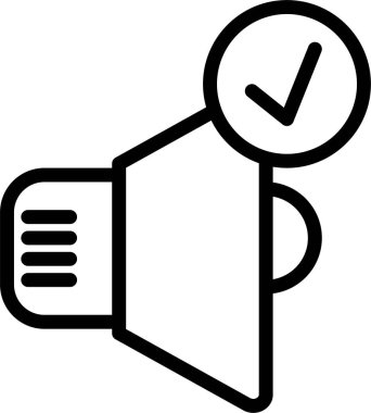 Pazarlama. Web simgesi basit illüstrasyon