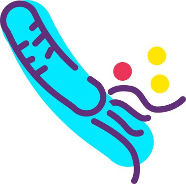 Virüs ya da hata web simgesi, basit vektör illüstrasyonu