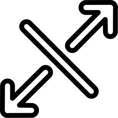 satır okları web simgesi, basit vektör tasarımı