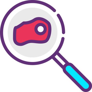 yiyecek ve içecek vektör simgesi