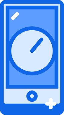 Cep telefonu. Web simgesi basit illüstrasyon