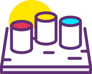 Yağ. Web simgesi basit illüstrasyon