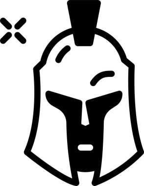 Bir kafatasının vektör çizimi