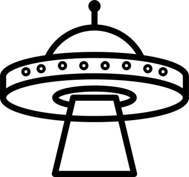 ufo. Web simgesi basit illüstrasyon