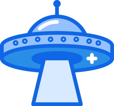 ufo. Web simgesi basit illüstrasyon