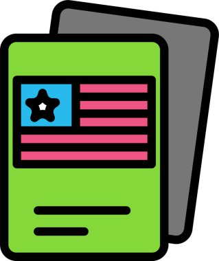 Haberler. Web simgesi basit illüstrasyon