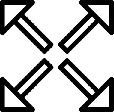 Oklar. Web simgesi basit tasarım