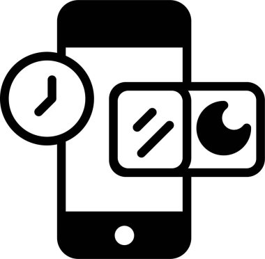 Cep telefonu. Basit resimleme