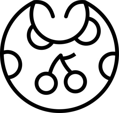 Koruma kalkanı web simgesi, basit vektör illüstrasyonu 