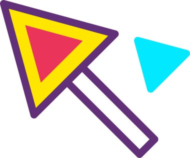 Ok. Web simgesi basit tasarım