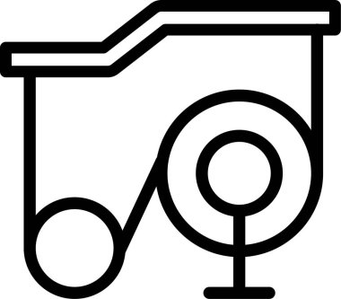 Kamera. Web simgesi basit illüstrasyon