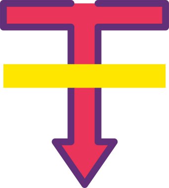 Ok. Web simgesi basit illüstrasyon