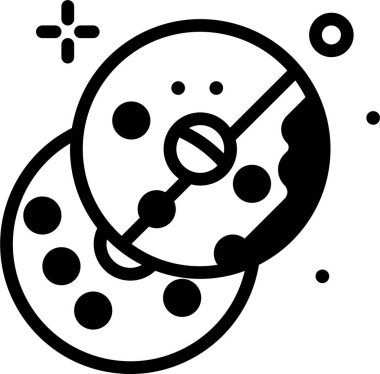 Virüs. Web simgesi basit tasarım