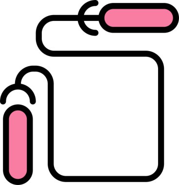 Havlu. Web simgesi basit illüstrasyon