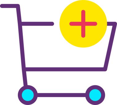 Alışveriş arabası. Basit tasarım