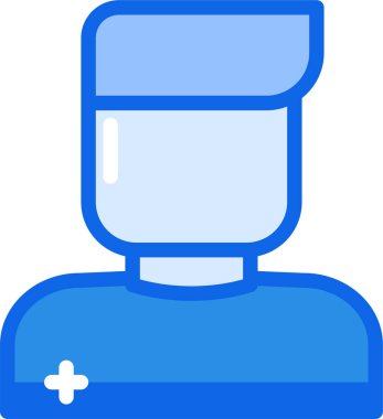 Tıbbi yardım. Web simgesi basit illüstrasyon