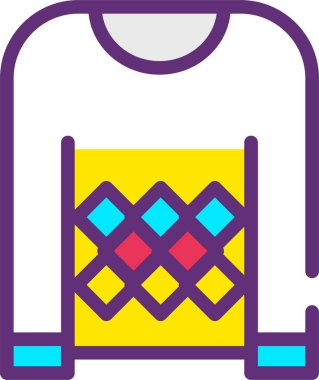 giysi web simgesi, basit vektör illüstrasyonu