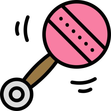 Lolipop. Web simgesi basit illüstrasyon