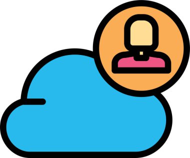 kullanıcı profili simgesi, basit vektör illüstrasyonu 