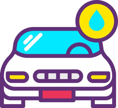 araba yıkama. Web simgesi