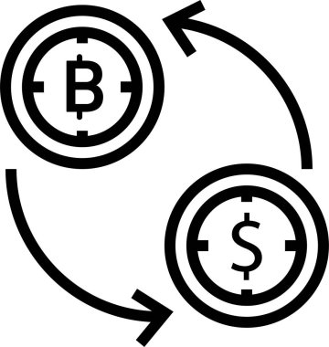 Para için. Web simgesi basit tasarım