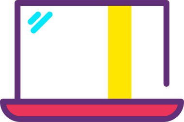 Havlu. Web simgesi basit illüstrasyon