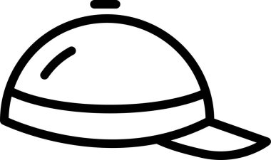 Miğfer. Web simgesi basit illüstrasyon