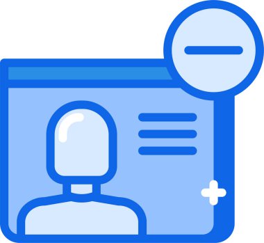 kullanıcı profili simgesi, basit vektör illüstrasyonu 