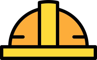 İnşaat. Web simgesi basit illüstrasyon