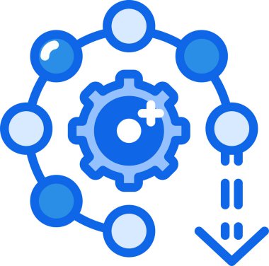 Ayarlar. Web simgesi basit illüstrasyon