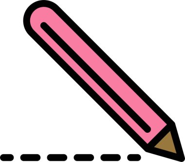 Kalem ağ simgesi, beyaz arkaplanda izole edilmiş basit vektör illüstrasyonu