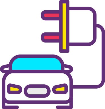 - Araba. Web simgesi basit illüstrasyon