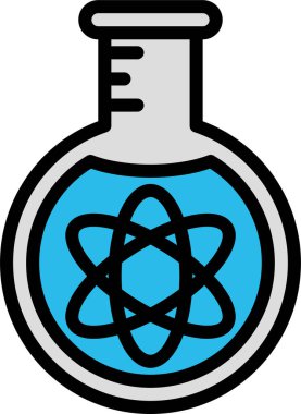 Bilim, kimya, eğitim, araştırma, laboratuvar. Basit tasarım