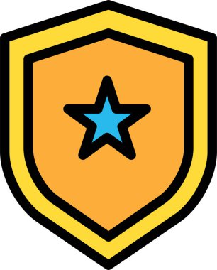 Moda biçimi izole edilmiş arkaplan yıldız simgesi