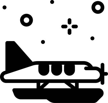 Uçak. Web simgesi basit illüstrasyon