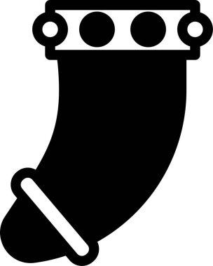 Bir cadı simgesinin vektör illüstrasyonu