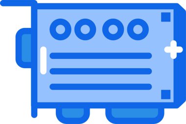 robot. Web simgesi basit illüstrasyon