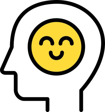 Yüz. Web simgesi vektör illüstrasyonu