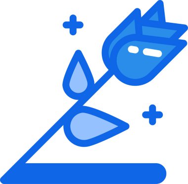 Su damlası. Basit resimleme