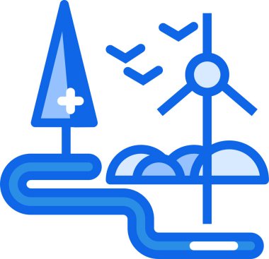 Enerji. Web simgesi basit illüstrasyon