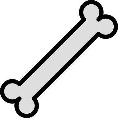 kemik ağı simgesi, vektör illüstrasyonu