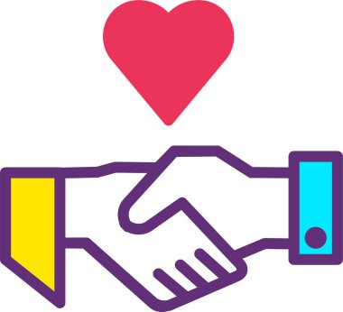 Tokalaşın. Web simgesi basit tasarım