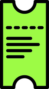 Belge. Web simgesi basit illüstrasyon