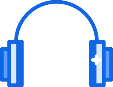 Kulaklık. Web simgesi basit tasarım