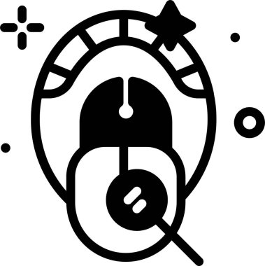 Diş çizgisi simgesi, vektör illüstrasyonu beyaz arkaplanda izole edildi  