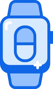 smartwatch simgesi, vektör illüstrasyonu