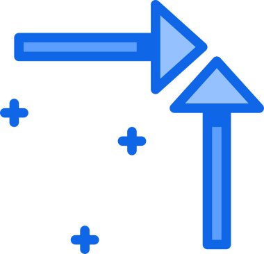 İkramiye sembollü bu illüstrasyon vektör simgesi. bu renkli çift renkli sembol düz mavi ve gri renktedir