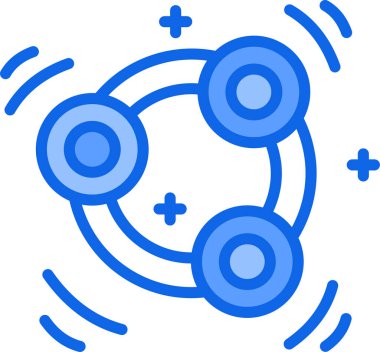 Tıbbi ağ simgesi. vektör biçimi yuvarlak açılı düz simge, siyah renk, beyaz arkaplan.