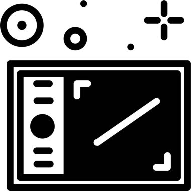 Bilgisayar. Web simgesi basit illüstrasyon