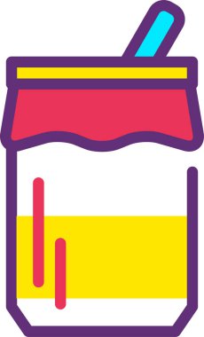 Havlu. Web simgesi basit illüstrasyon